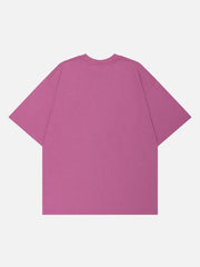 T-Shirt mit Cartoon-Dämon-Grafik