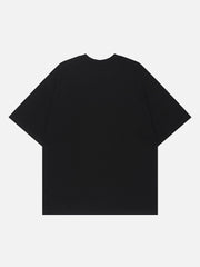 T-Shirt mit Cartoon-Dämon-Grafik