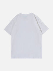 Cartoon-Ente-Patchwork-T-Shirt