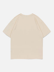 Cartoon Fox Print Tee