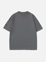 T-Shirt mit lustigem Kaninchen-Cartoon-Print