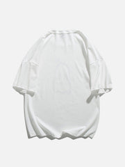 Cartoon Ghost Print Tee