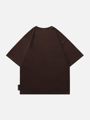 T-Shirt mit Cartoon-Geister-Print