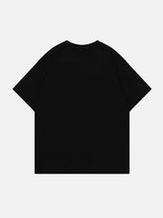 T-Shirt mit Cartoon-Geister-Print