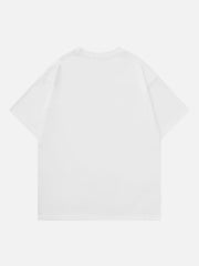 T-Shirt mit Cartoon-Print