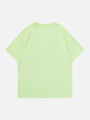 Cartoon Rabbit Embroidery Tee
