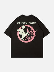 Cartoon Skateboarding Tee