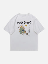 T-shirt imprimé vintage de dessin animé