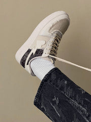 Cashew Flower Patchwork Canvas Shoes