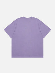 Cat Catches Mouse Print Tee
