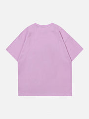 Cat Element Dip-Dye-T-Shirt