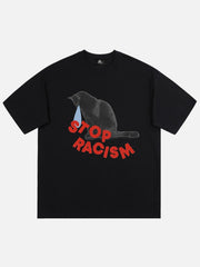 T-Shirt mit Katzen-Print