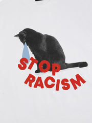 T-Shirt mit Katzen-Print