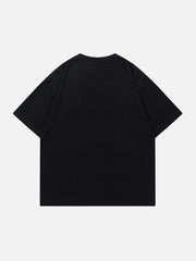 T-Shirt mit Katzen-Print