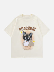Cat Print Tee