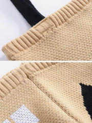 Stricktasche mit Katze und Schmetterling