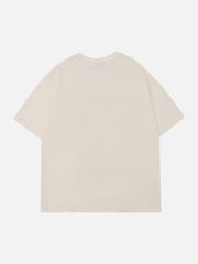 T-Shirt mit schrulligem Graffiti-Print