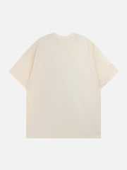 T-Shirt mit Kirsch-Fliege-Grafik