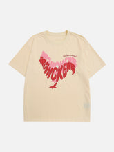 T-shirt imprimé poulet