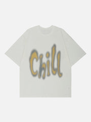 T-Shirt mit „Chill Letters“-Grafik