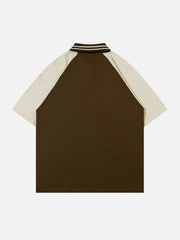 T-shirt vintage contrasté