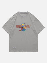 T-Shirt mit Clown-Zauberwürfel-Print