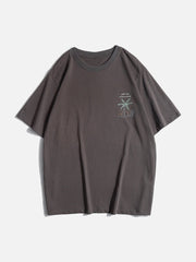 T-shirt imprimé cocotier