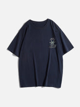 T-Shirt mit Kokospalmen-Print