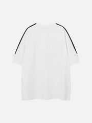 T-shirt épais de style universitaire