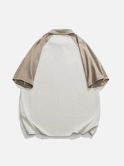 T-shirt imprimé à blocs de couleurs