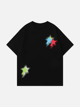 Color Stars Graffiti T-Shirt
