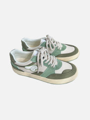 Colorblock Canvas Wings Graphic Casual Shoes
