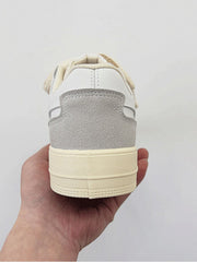 Colorblock Rope Trim Skate Shoes
