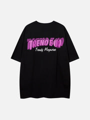 T-shirt graphique coloré pour fille