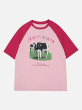 T-shirt imprimé vache