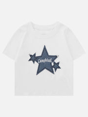 Cowboy Stars Patchwork Tee