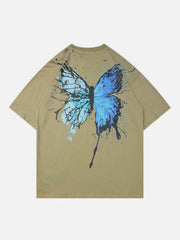 T-shirt « Papillon craquelé »
