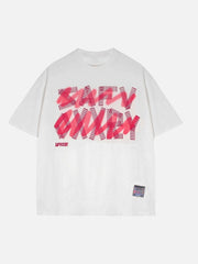 Creative Alphabet Printed T-Shirt