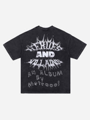 Creative Flaming Man Printed T-Shirt