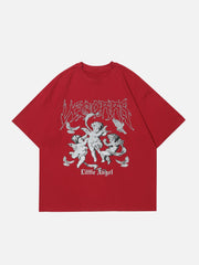 T-shirt à carreaux Cupidon