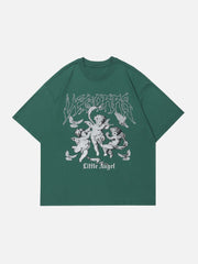 T-shirt à carreaux Cupidon