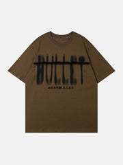 Cut Bullet Print Tee