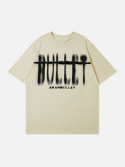 Cut Bullet Print Tee
