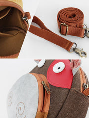 Sac mignon avec des animaux colorés