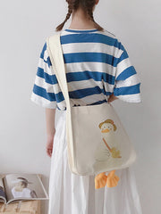Sac en toile mignon canard