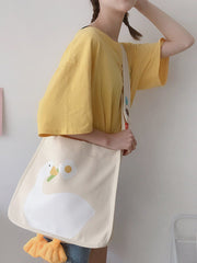 Sac en toile mignon canard