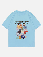 Cute Graffiti Print Tee