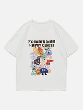 T-shirt imprimé graffiti mignon