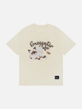 T-shirt imprimé chaton mignon