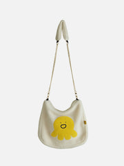 Sac bandoulière en peluche pieuvre mignon